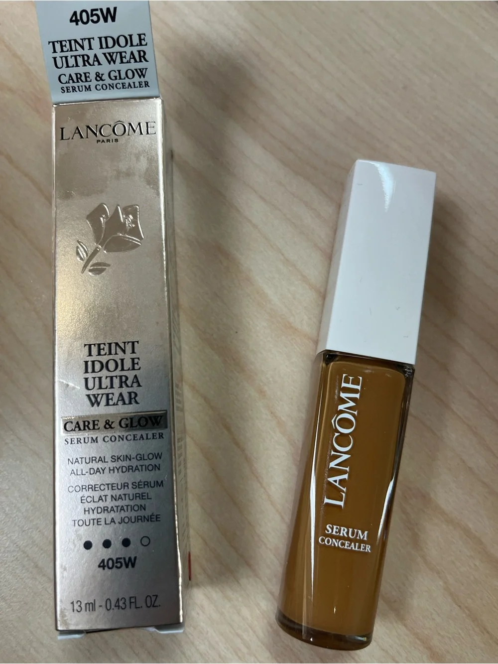 Lancome Teint Idole Ultra Wear Care & Glow Serum Concealer ~0.43 fl oz 405W